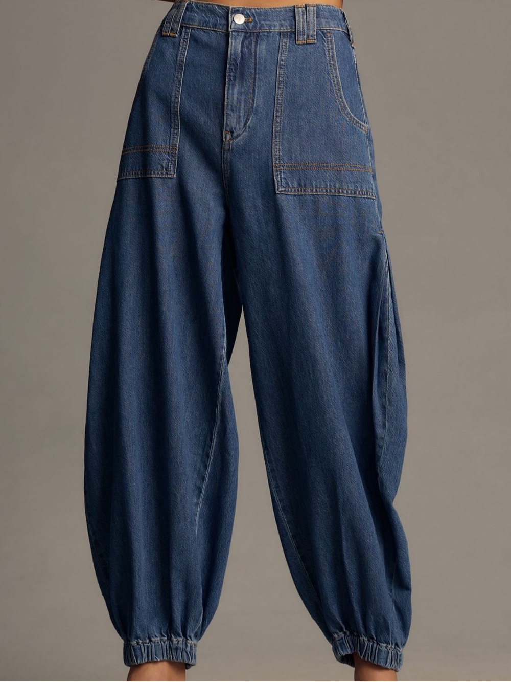 NEW Sz 26 Pilcro Anthropologie Wharfside High-Rise Jogger Jeans Denim Pants NWT - Picture 4 of 9